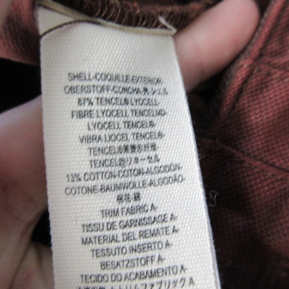 Free People Dwell On Dreams Trouser Wide Leg Belted Linen Pants Brown Boho Sz 6 - Picture 13 of 15